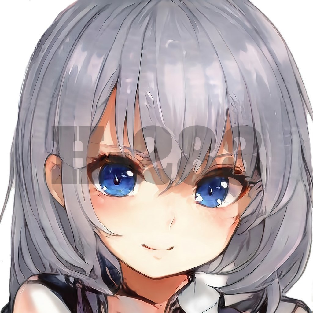 【商用利用可能】AIアニメガール『白』(下書き以外は透過済み5セット)