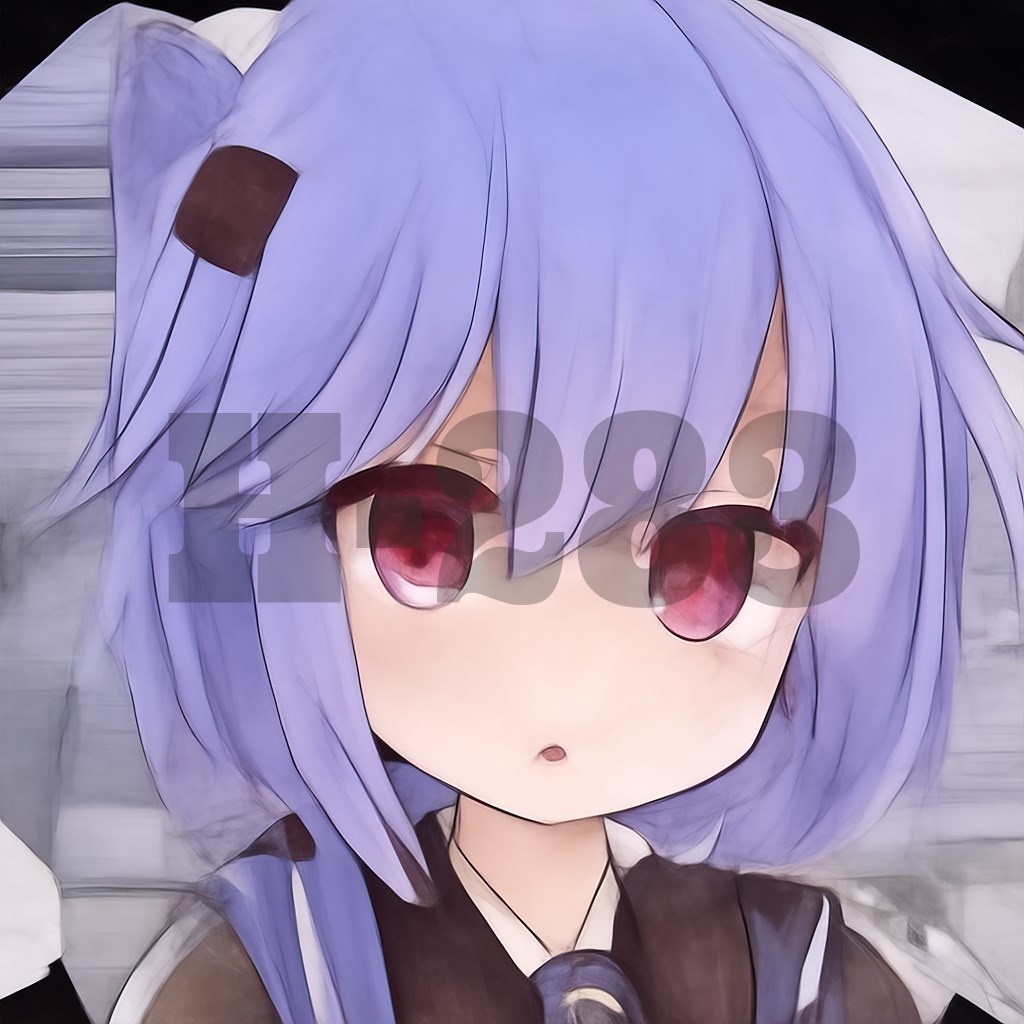 【商用利用可能】AIアニメガール『青』(下書き以外は透過済み5セット)