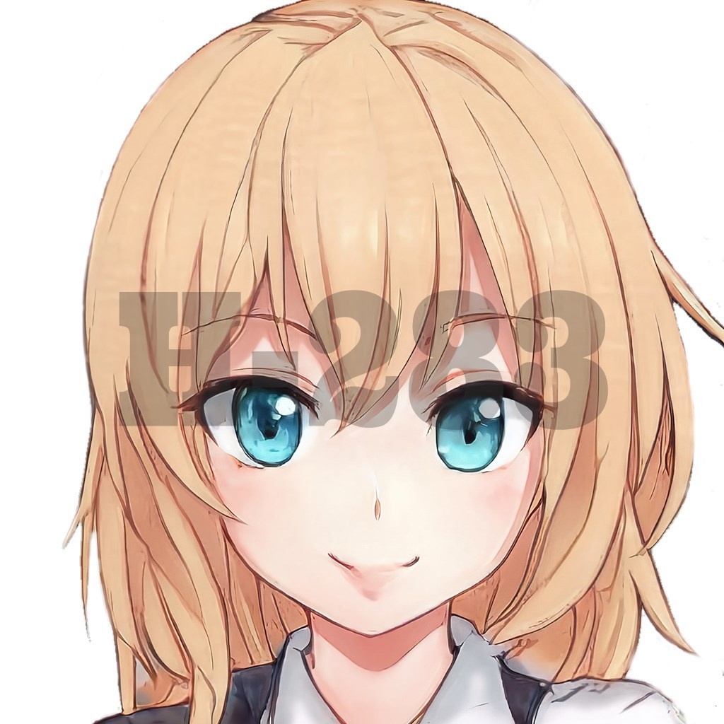 【商用利用可能】AIアニメガール『黄』(下書き以外は透過済み5セット)