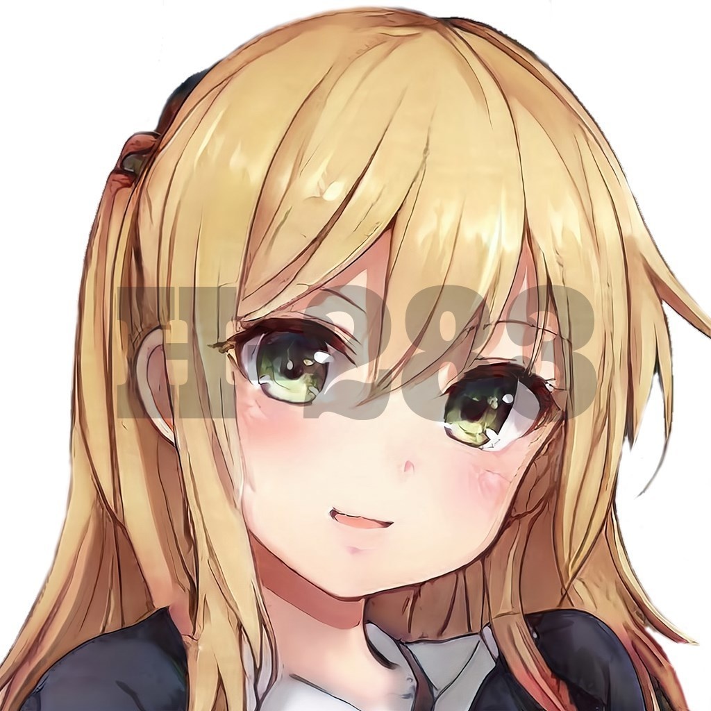 【商用利用可能】AIアニメガール『黄』(下書き以外は透過済み5セット)