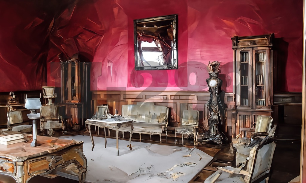 【商用利用可能】AIアートバックグラウンド『ファンタジー』vol.4(下書き封入済み4セット)