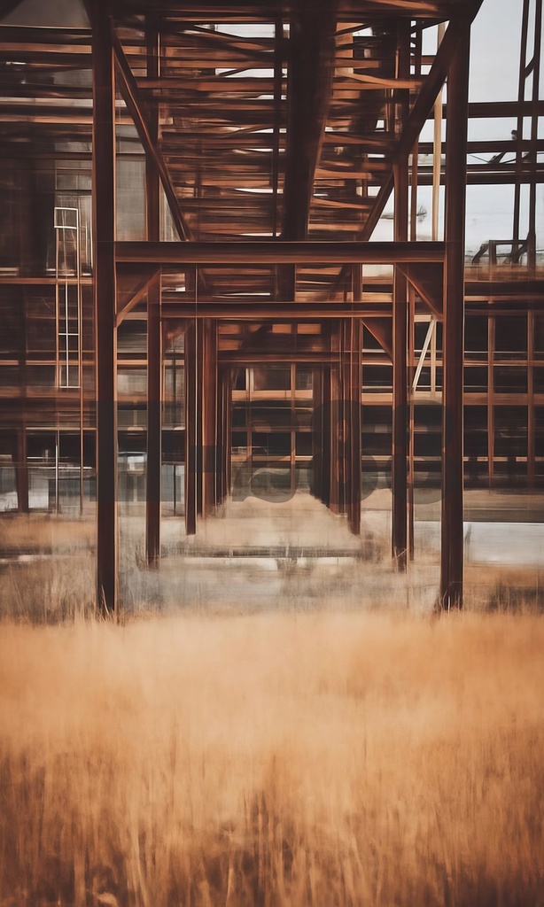 AIアートバックグラウンド『廃墟』vol.2