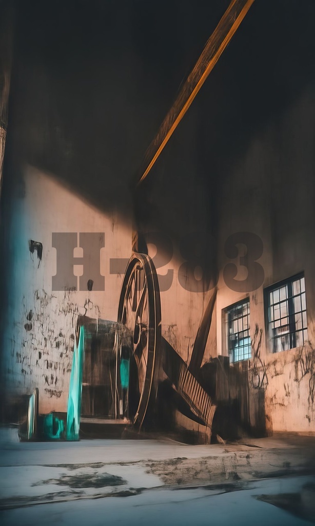 AIアートバックグラウンド『廃墟』vol.2