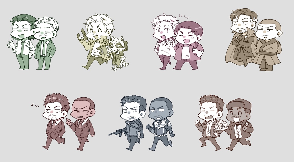 MCU推し集合マステ 幅20mm