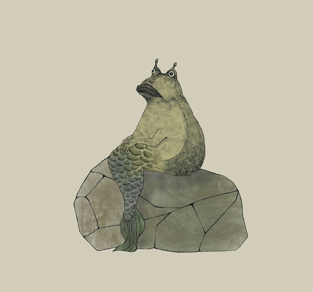 カラー Do you want to be a frog or a mermaid?