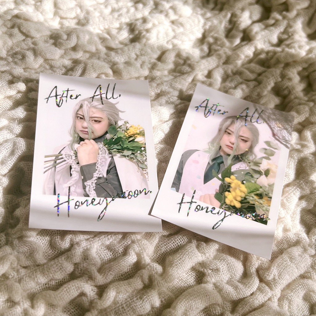 石神千空コスプレチェキ風カード２種【なんてったってハニームーン】