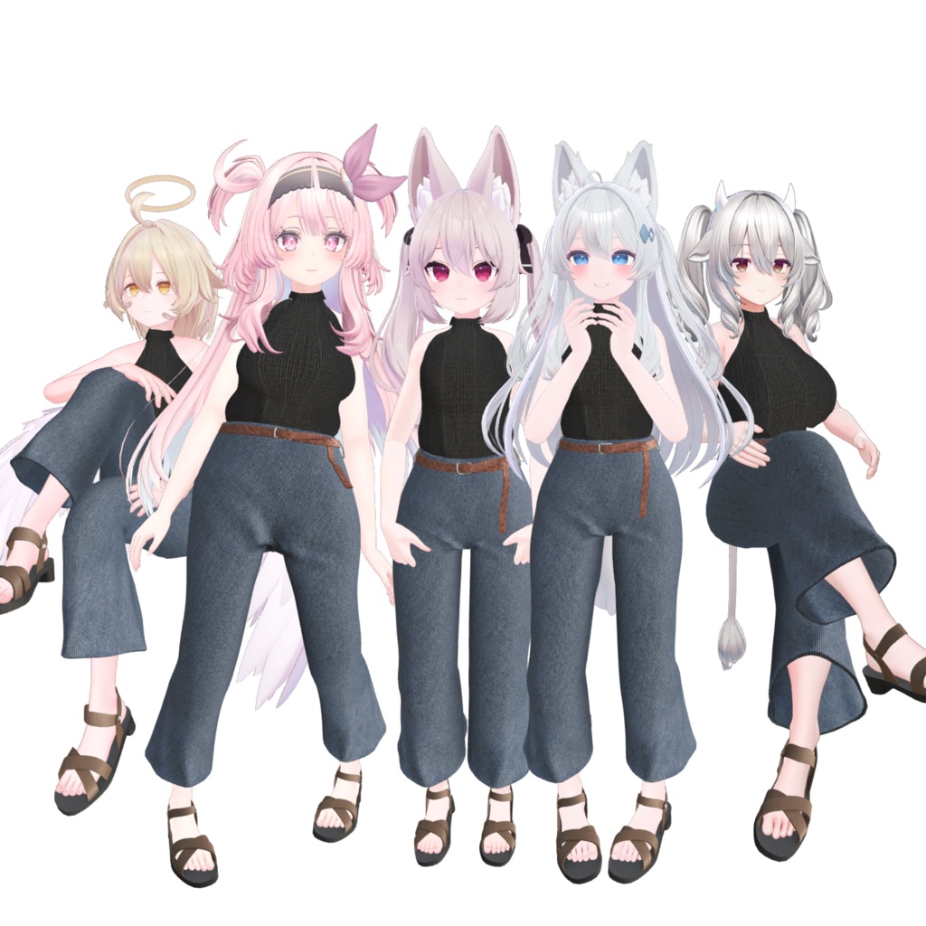 オリジナル3D衣装「FirstLight」 #ふかくろーぜっと