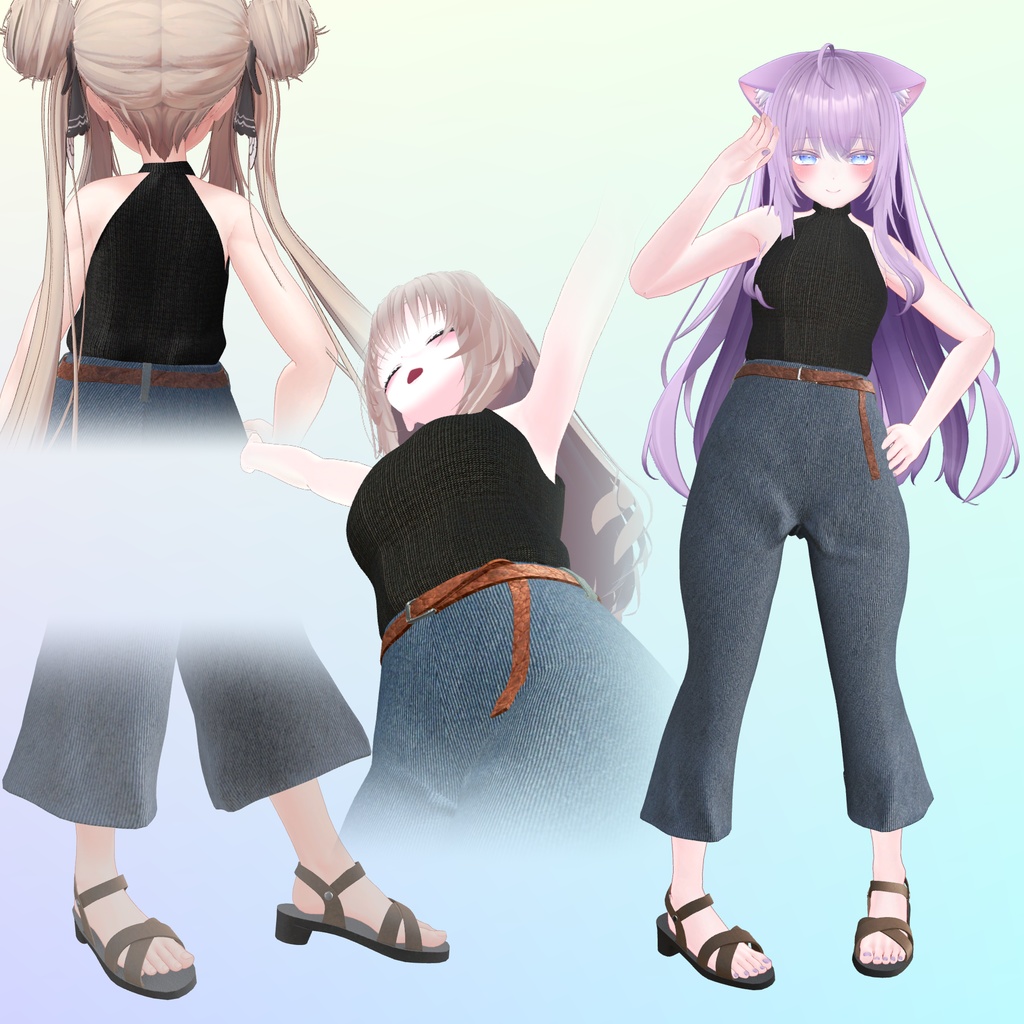 オリジナル3D衣装「FirstLight」 #ふかくろーぜっと