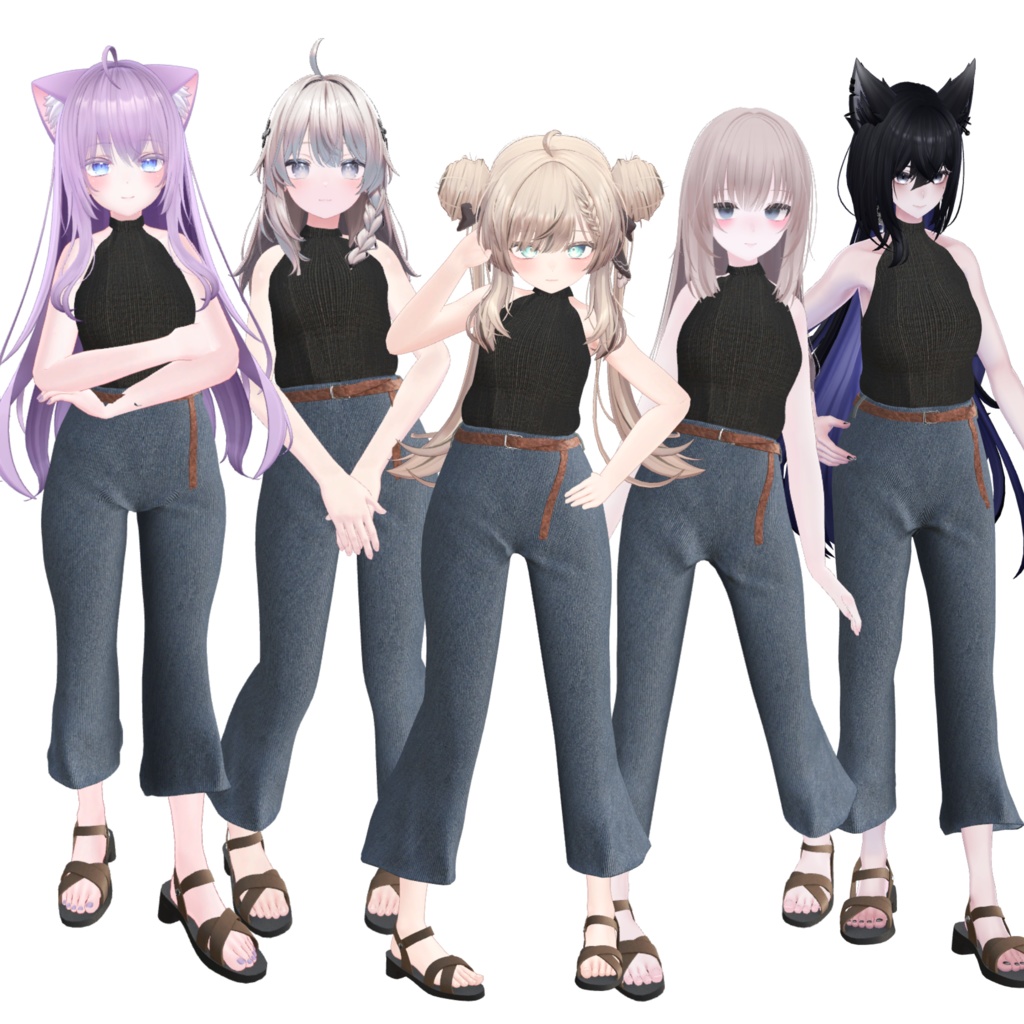 オリジナル3D衣装「FirstLight」 #ふかくろーぜっと