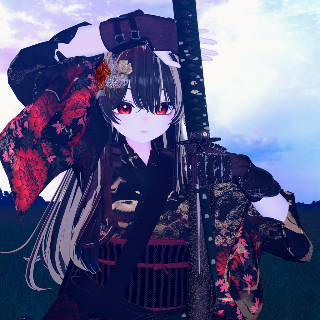 【国宝太刀の再現作品】フカ式演舞ギミック-光臨-【VRChat】