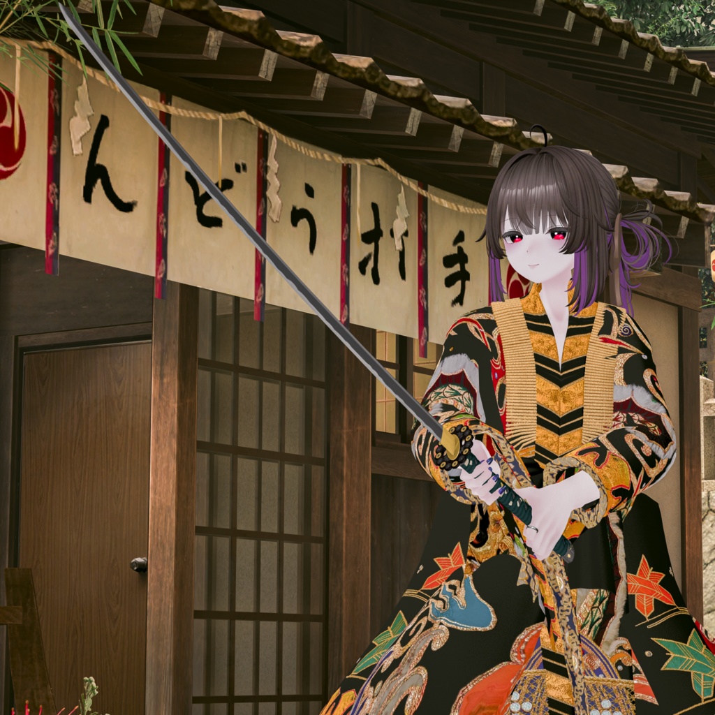 【国宝太刀の再現作品】フカ式演舞ギミック-光臨-【VRChat】