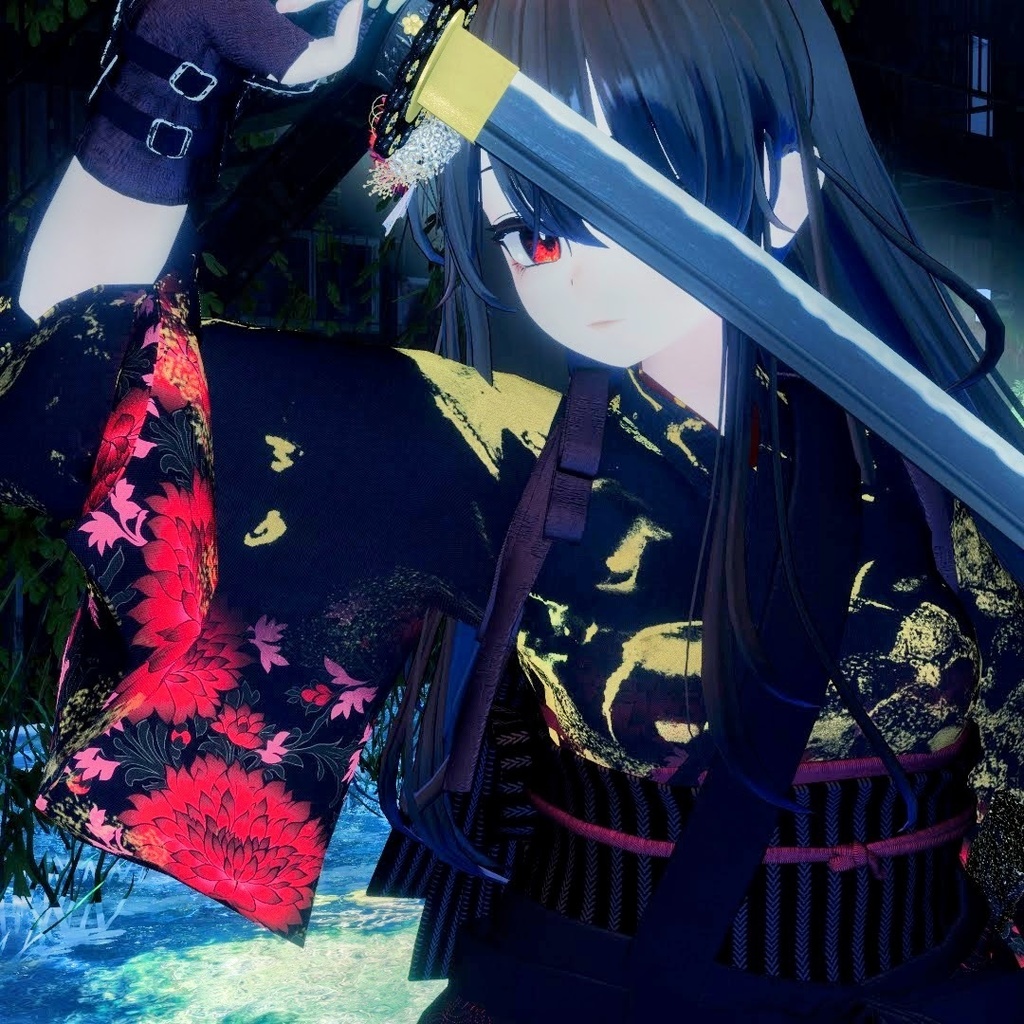 【国宝太刀の再現作品】フカ式演舞ギミック-光臨-【VRChat】