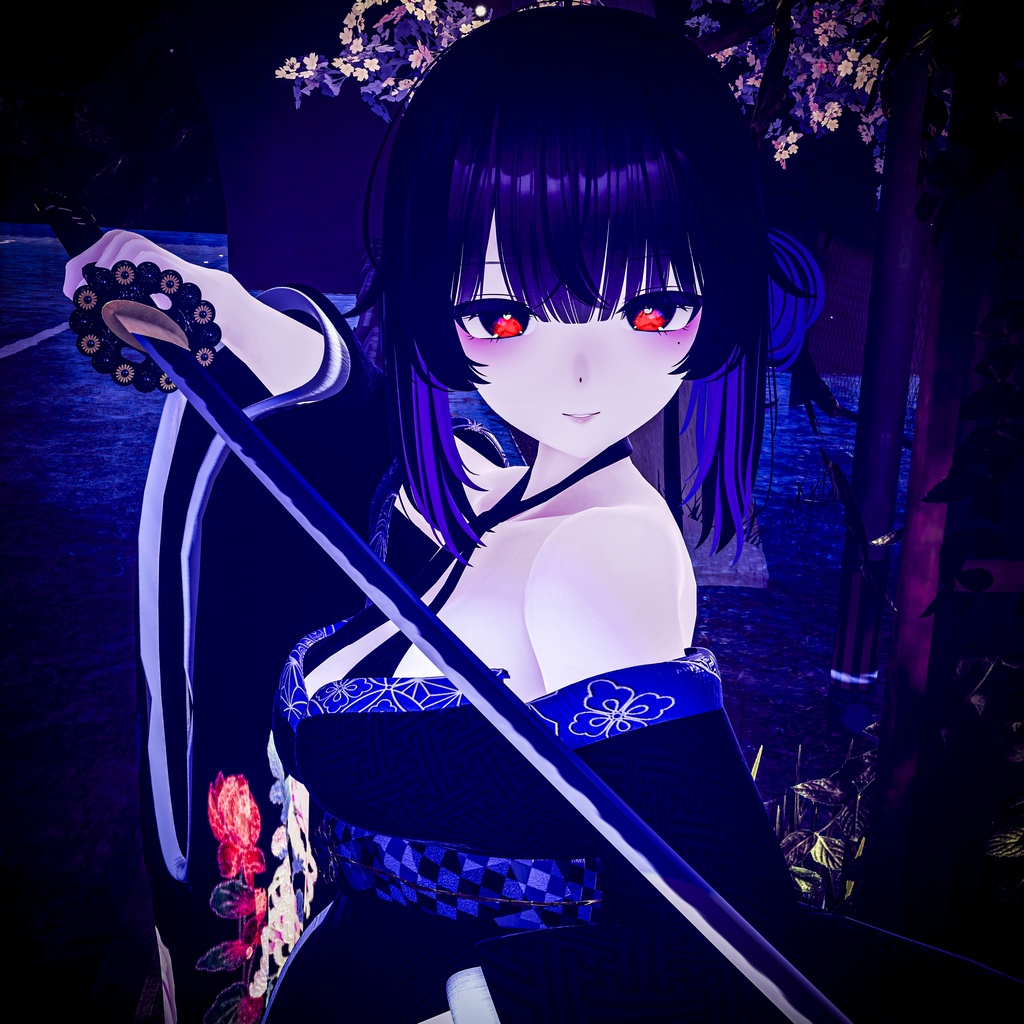 【国宝太刀の再現作品】フカ式演舞ギミック-光臨-【VRChat】