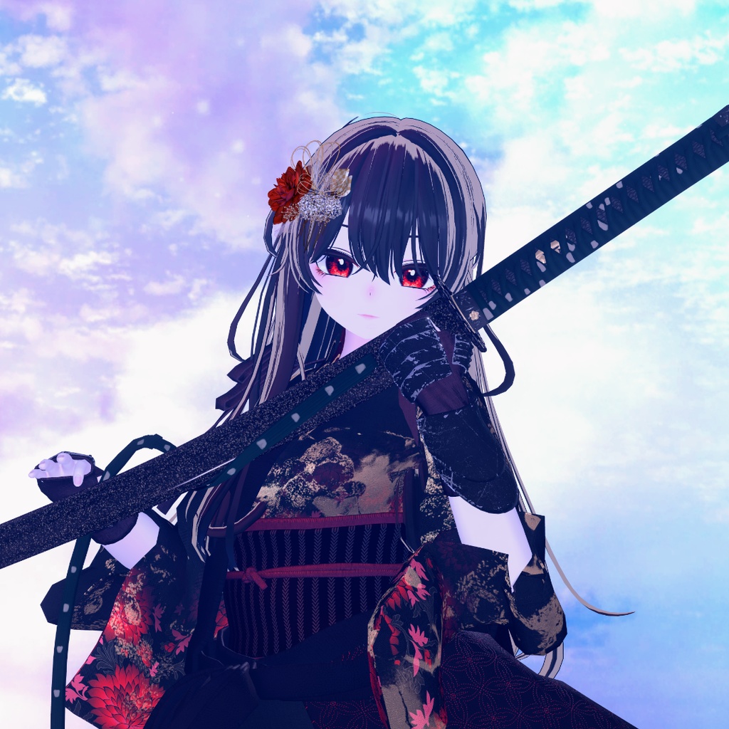 【国宝太刀の再現作品】フカ式演舞ギミック-光臨-【VRChat】