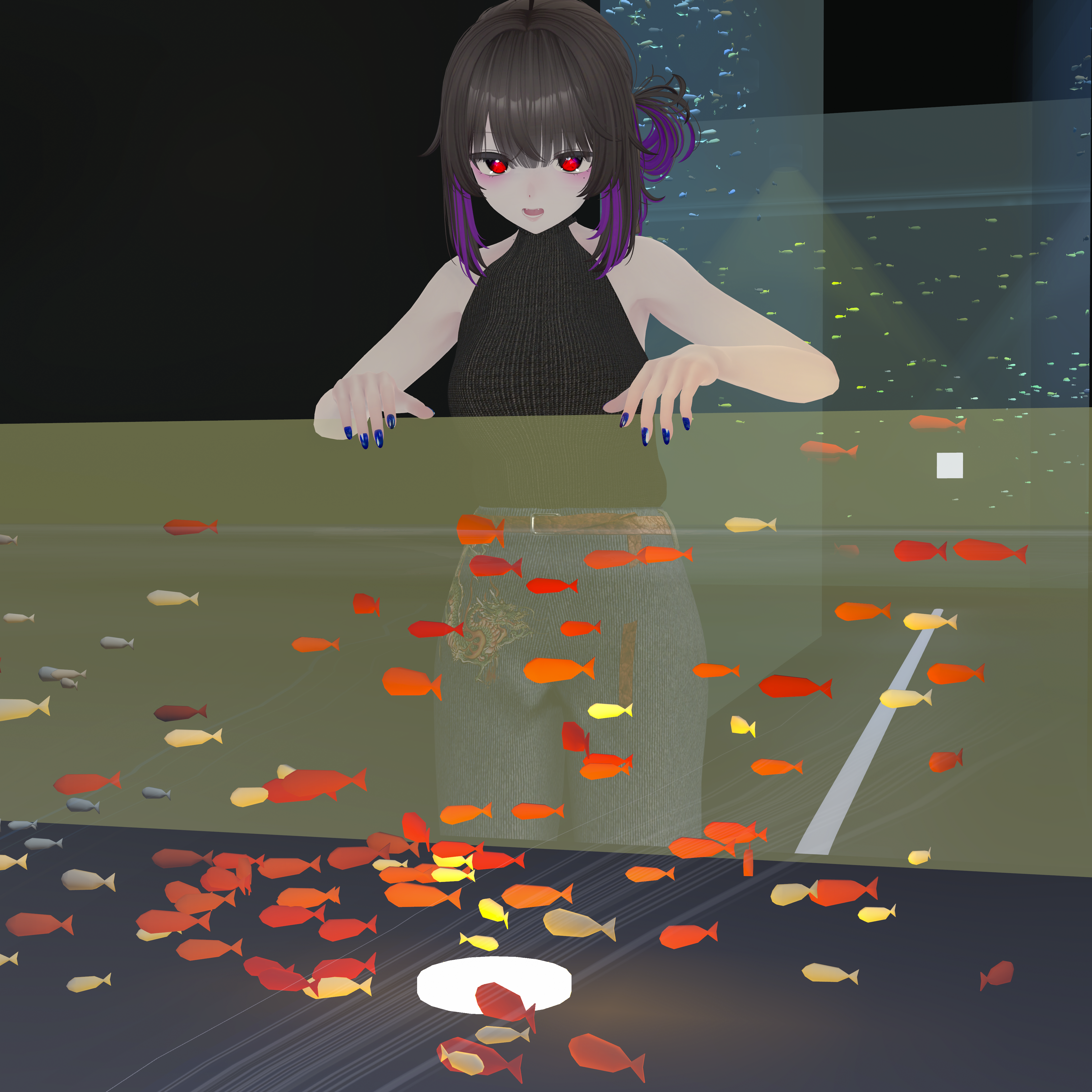 [Ultra-realistic aquarium gimmick] FUKA Aquarium ~GPU fish school system for VRChat~ thumbnail 3