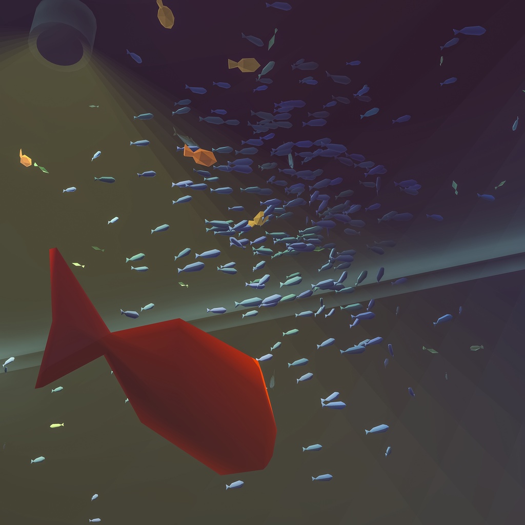 【超リアル水槽ギミック】FUKA Aquarium ~GPU魚群システム for VRChat~