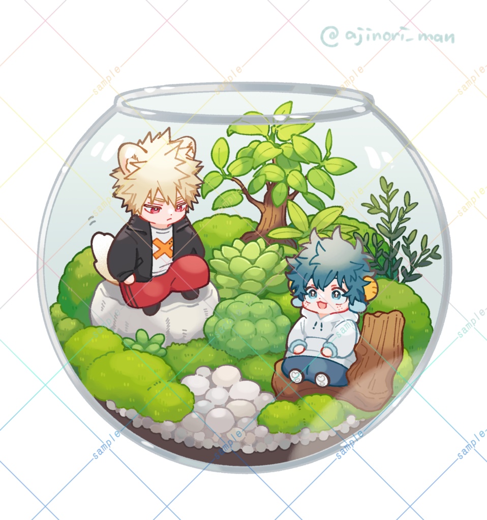 ちいさめおさななテラリウムアクスタ