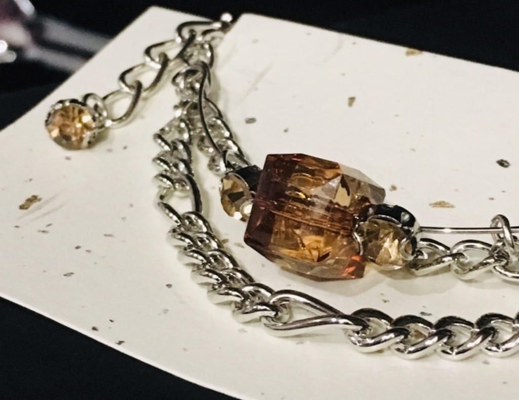 【9色展開】キューブ チェーンブレスレット