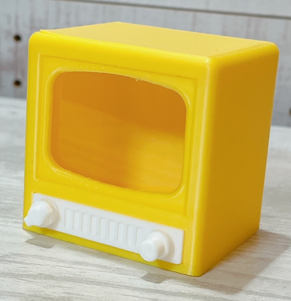 KAZARU-TV(小型)イエロー ディスプレイケース