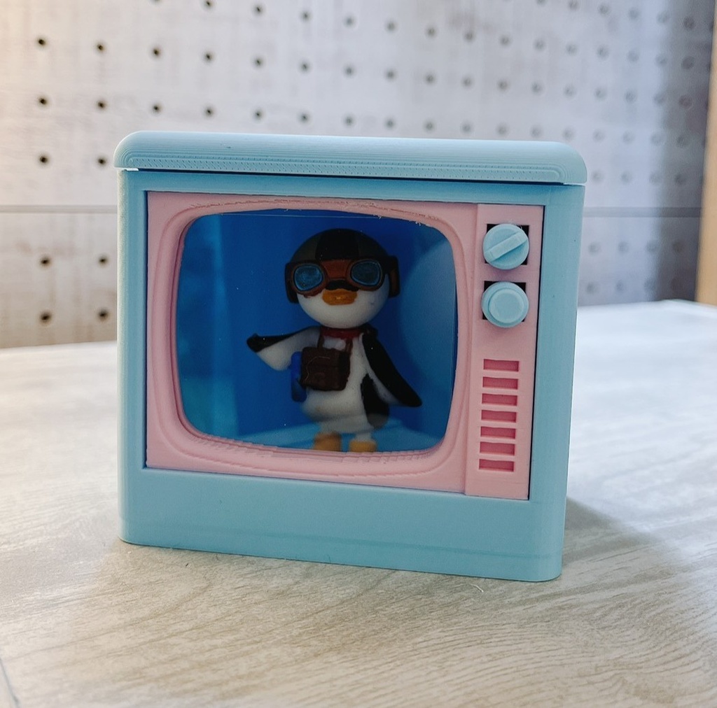 KAZARU-TV 大型 レッド(水色+ピンク枠)限定カラー