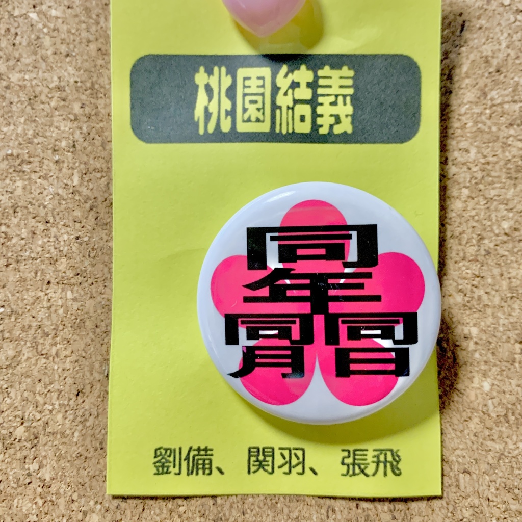 【3594(三国志)pict】缶バッジ