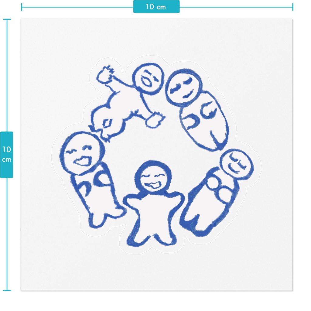 トミーの呪物ステッカー