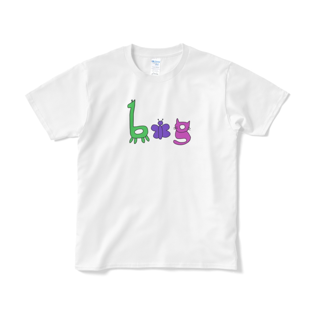 ばぶずをさりげなく感じられるTシャツ白