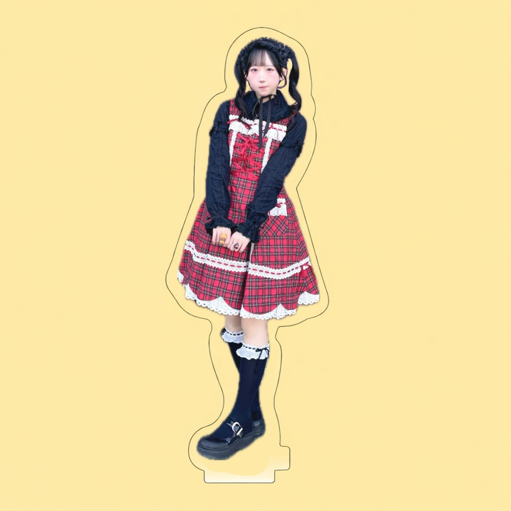 こねぎのアクリルスタンド(ロリィタ服)