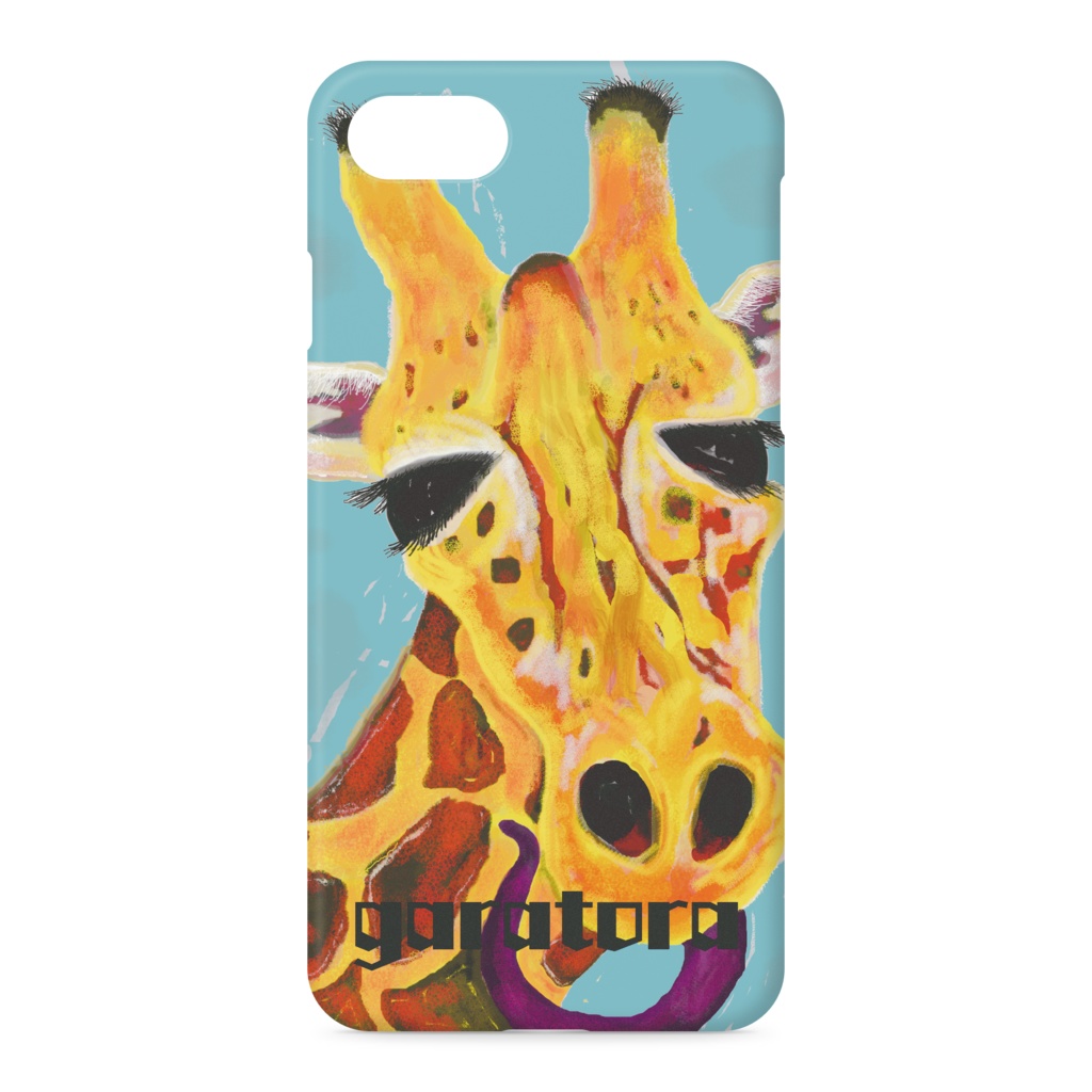 garatoraアフリカンシリーズ「キリン」iPhoneケース