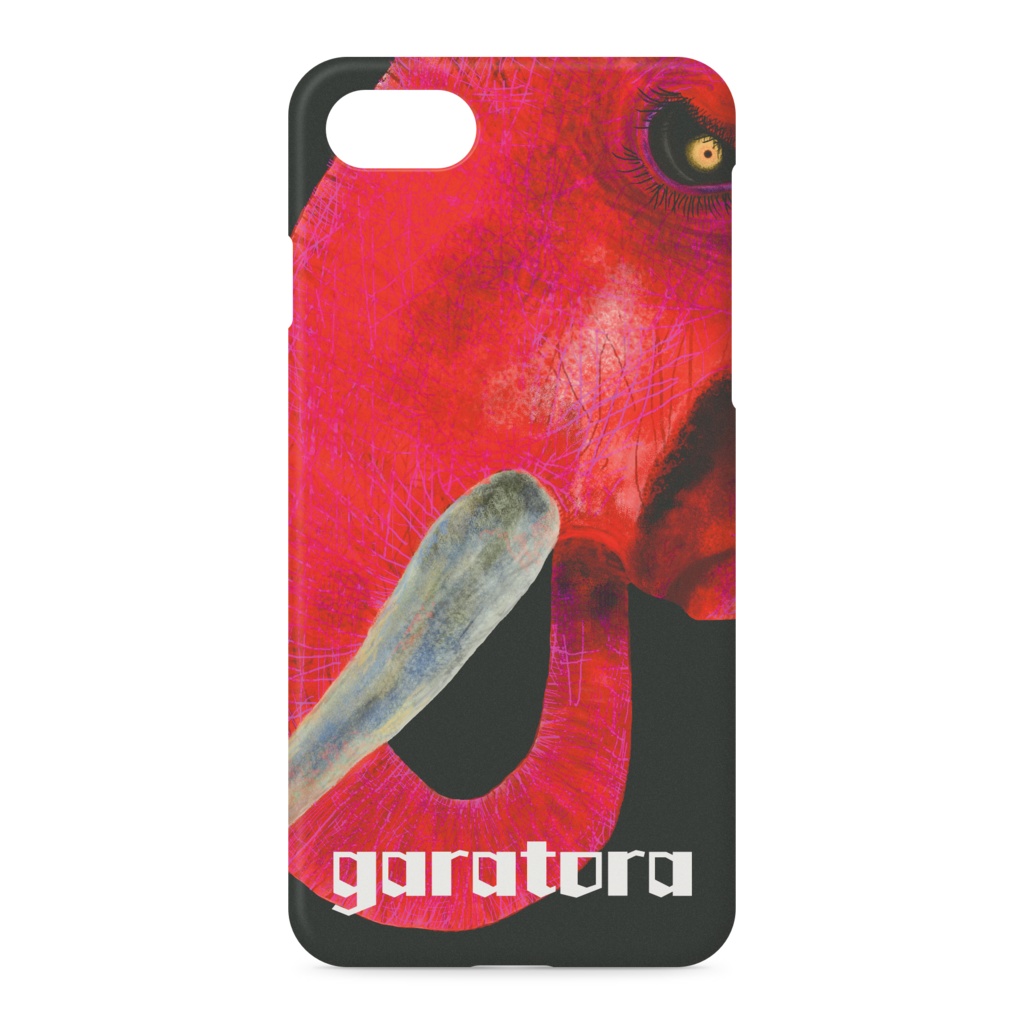 garatoraアフリカンシリーズ「アフリカゾウ」iPhoneケース