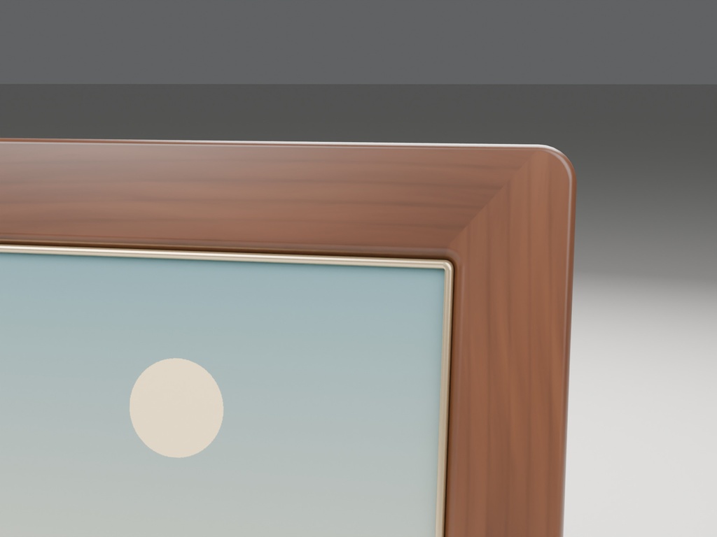 【3Dモデル】Memory Frame Vol.01|木製フォトフレーム