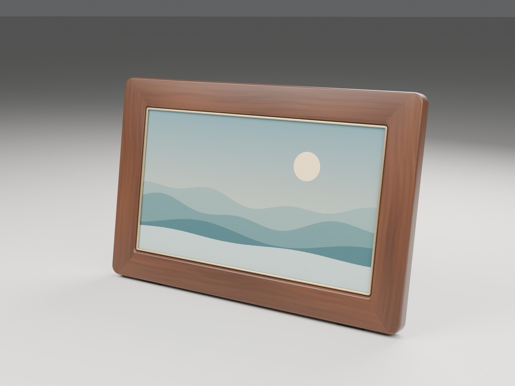 【3Dモデル】Memory Frame Vol.01|木製フォトフレーム