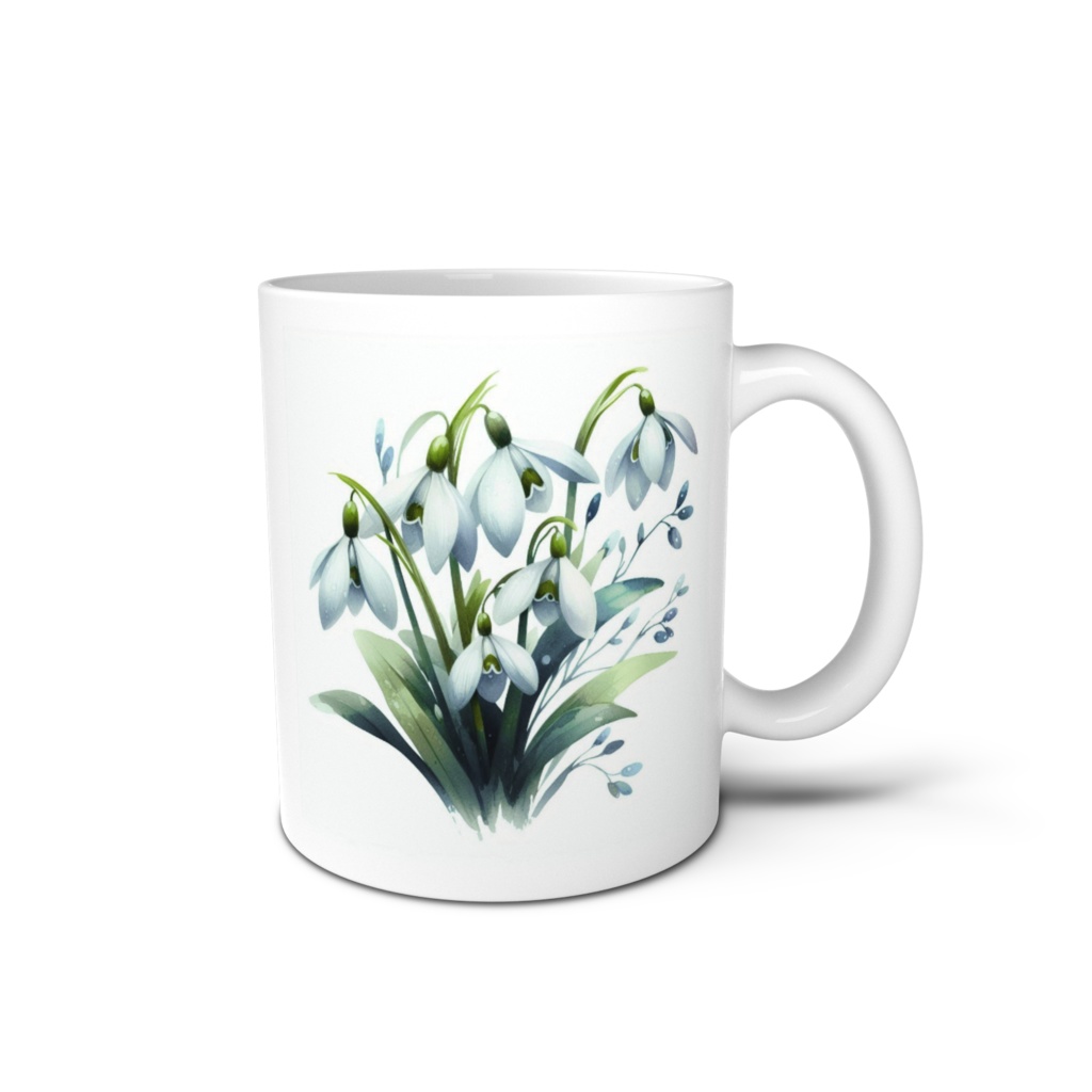 マグカップ　スノードロップ