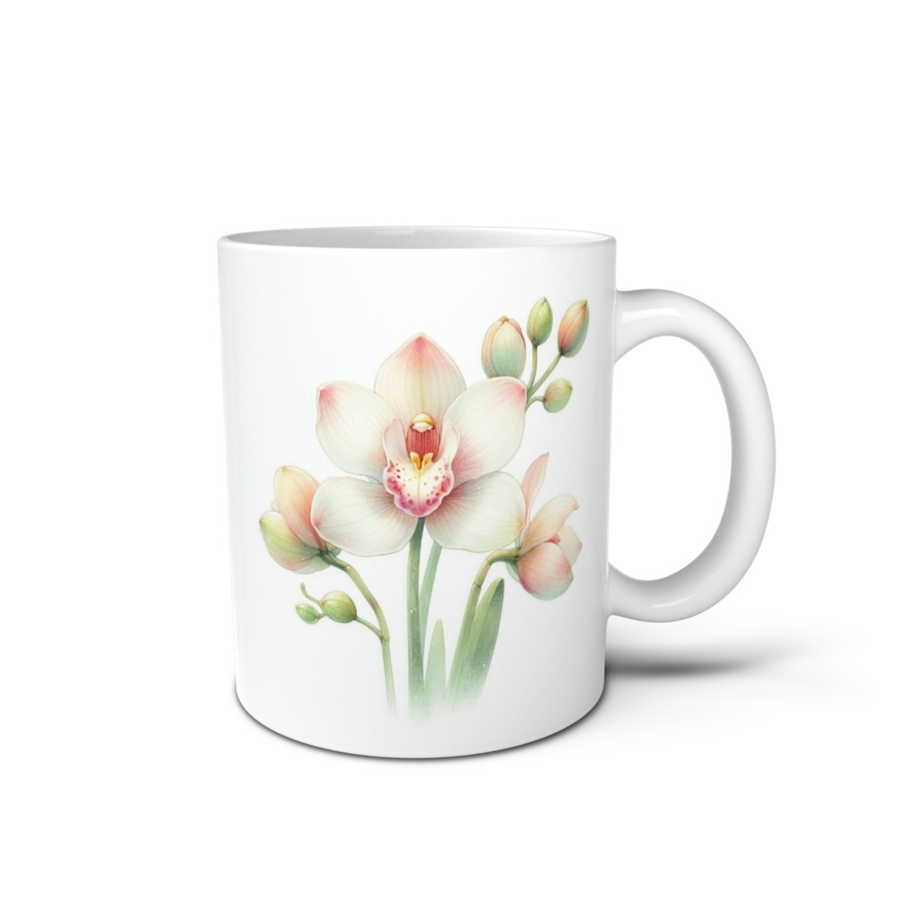 マグカップ　シンビジウム