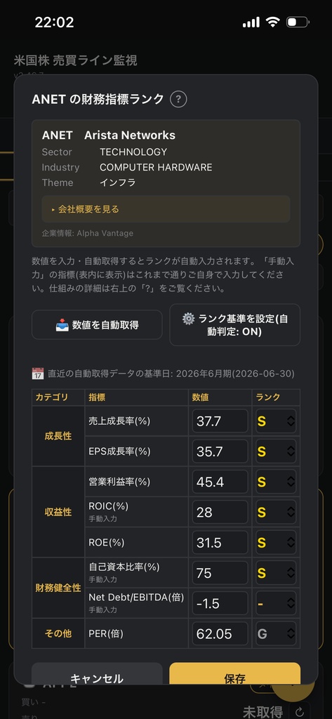 【Apps script版】米国株 売買ライン監視(AI分析搭載)