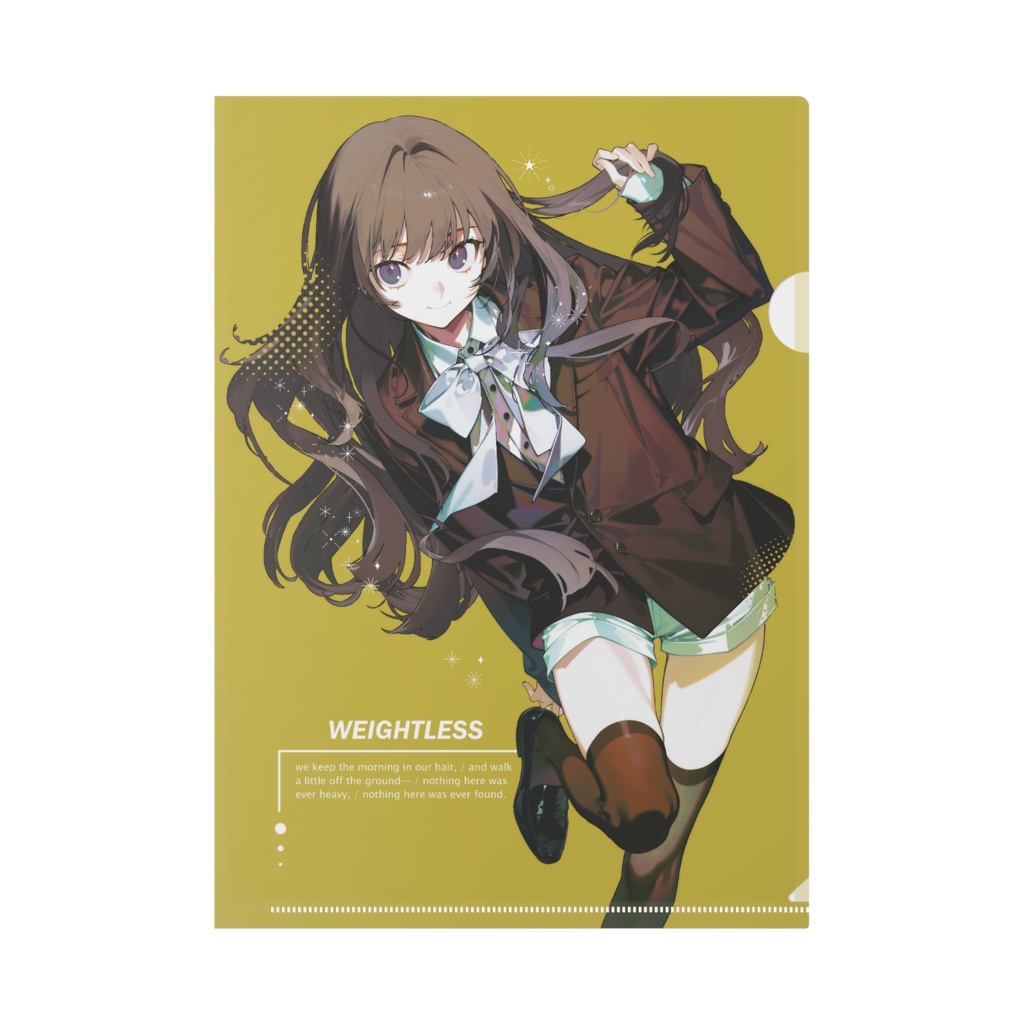 WEIGHTLESSクリアファイル