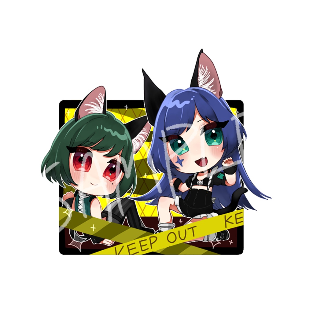 【VALIS】MYU&RARA　アクリルキーホルダー【非公式】