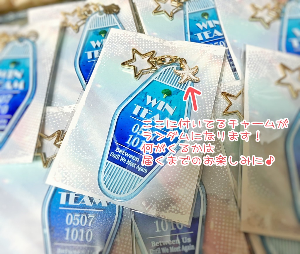 WinTeam誕生日モーテルキーホルダー