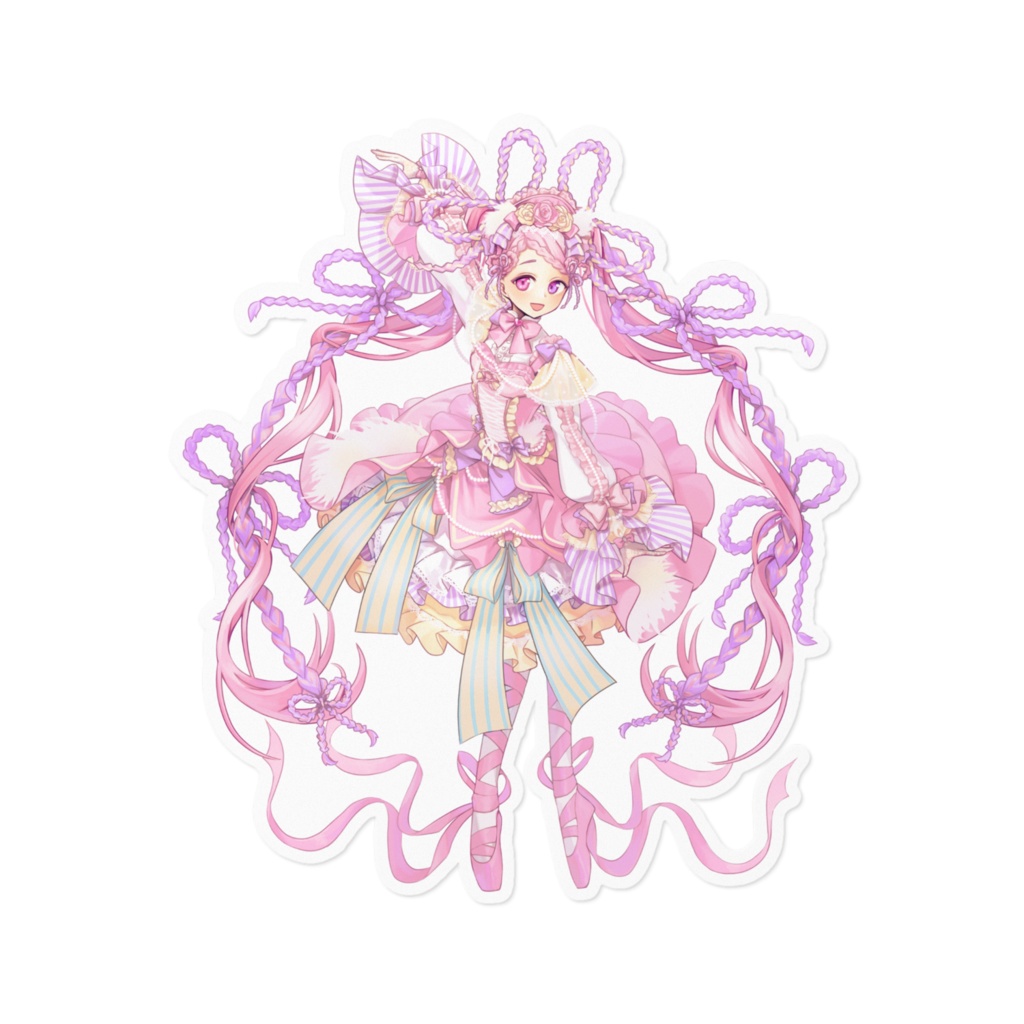 姫ロリ🎗🩰あいめちゃん ステッカー