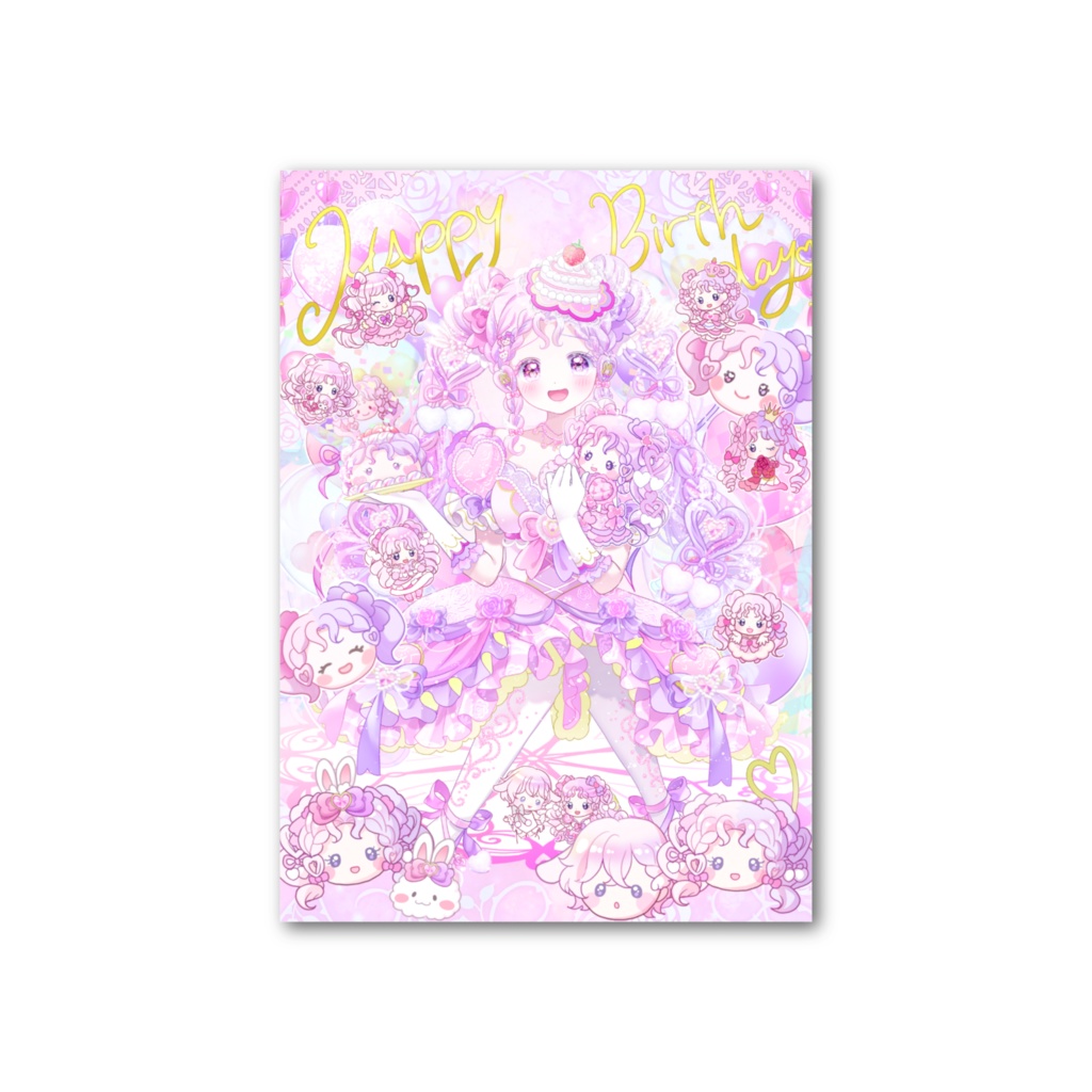 お誕生日フォト風カード