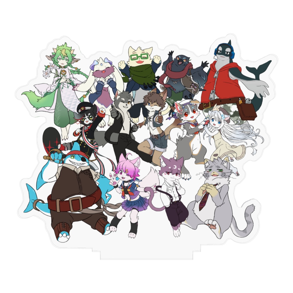 Unreal Beast メンバー全員集合アクリルスタンド