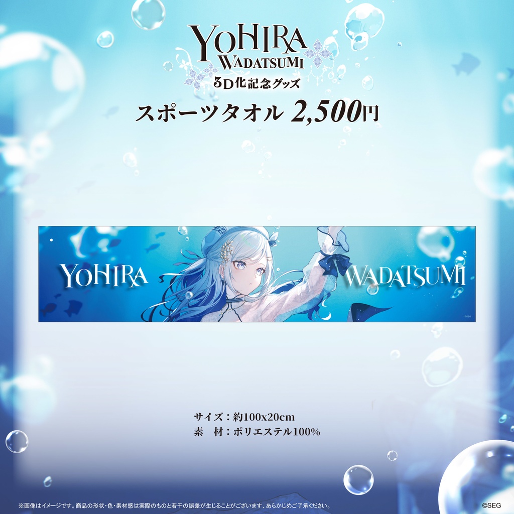 渉海よひら3D化記念グッズ