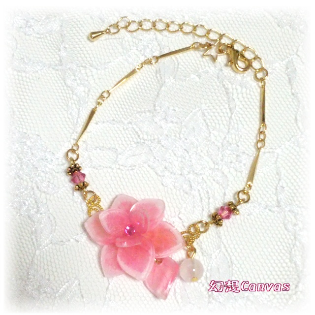 紫陽花-金平糖-ブレスレット