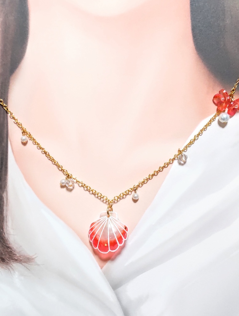 〜憧憬の空〜マーメイドネックレス