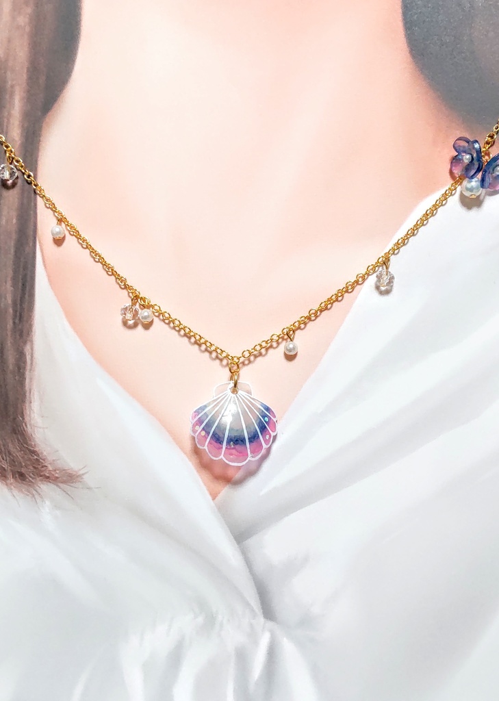 〜憧憬の空〜マーメイドネックレス