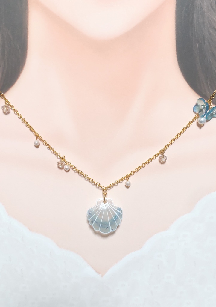 〜憧憬の空〜マーメイドネックレス