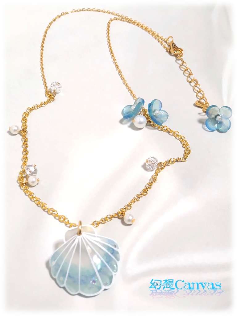 〜憧憬の空〜マーメイドネックレス