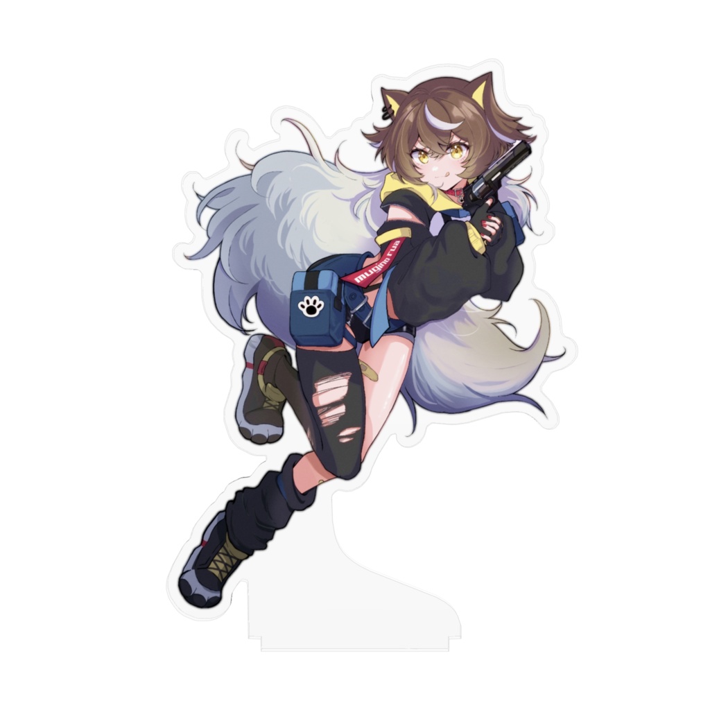 【 麥乃るあ 】かわちいアクリルフィギュア 16×16㎝