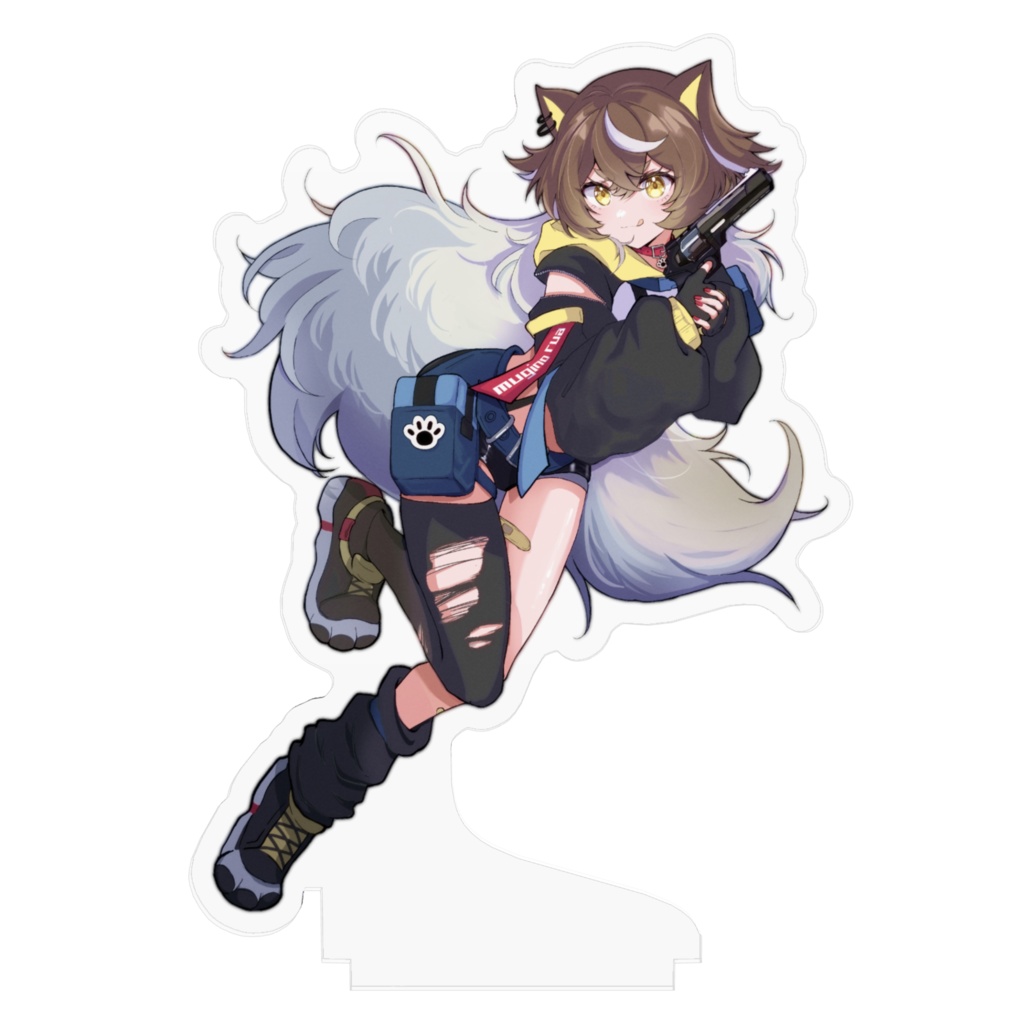 【 麥乃るあ 】かわちいアクリルフィギュア 10×10㎝