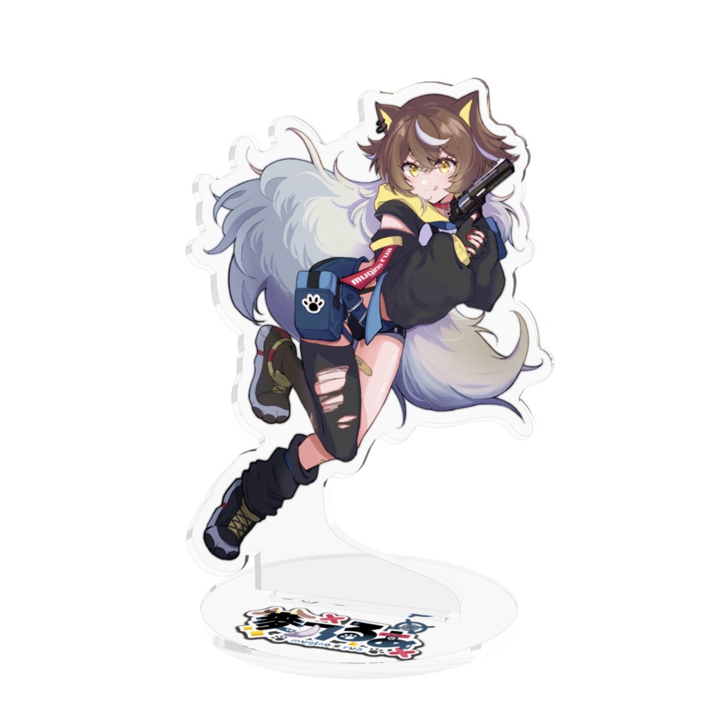 【 麥乃るあ 】かわちいアクリルフィギュア 10×10㎝